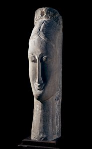 Testa di donna door Amedeo Modigliani