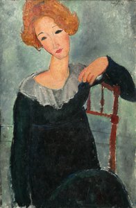 Vrouw met rood haar