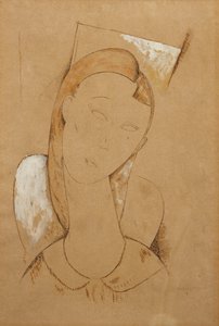 Jonge vrouw door Amedeo Modigliani