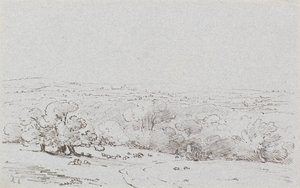 Toegangsweg naar Bromley Hill, ca. 1803 door Amelia Long