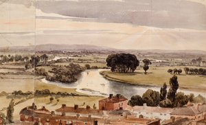 Panoramisch landschap door Amelia Long