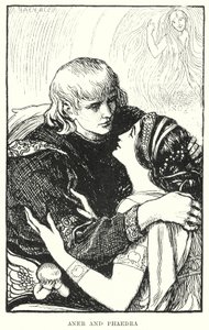 Aner en Phaedra door Amelia M. (attr.to) Bowerley or Bauerle