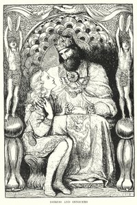 Doress en Innocens door Amelia M. (attr.to) Bowerley or Bauerle