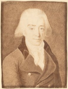 Man in een Grote Jas door American 18th Century or Possibly Joseph Badger