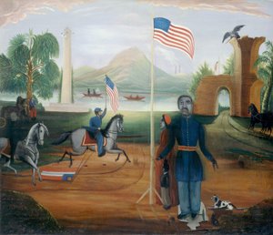 Allegorie van Vrijheid door American 19th Century