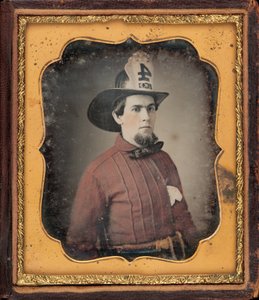 Portret van een Brandweerman