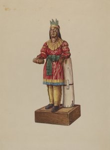 Sigarenwinkel Indiaan door American 20th Century
