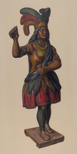 Sigarenwinkel Indiaan door American 20th Century