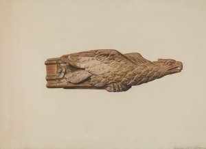 Boegbeeld van Schoener "Nellie G" door American 20th Century