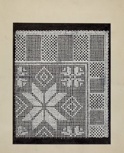 Hardanger kant door American 20th Century