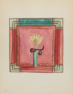 Plaat 16: Altaarpaneel: Uit Portfolio "Spaanse koloniale ontwerpen van New Mexico" door American 20th Century