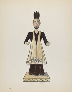 Plaat 39: Sint Jan Nepomuk: Uit Portfolio "Spaanse Koloniale Ontwerpen van New Mexico"