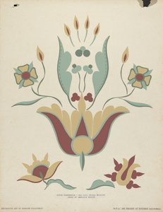 San Luis Obispo Missie Altaar Tabernakel Uit het portfolio "Decoratieve Kunst van Spaans Californië" door American 20th Century