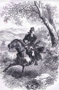 Ontsnapping van Benedict Arnold, illustratie uit Cassells Geschiedenis van de Verenigde Staten uitgegeven door Cassell, Petter & Galpin, c.1900 door American English school