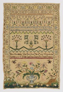 Sampler door American Mary Batchelder