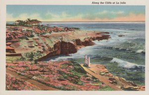 Californië: Langs de kliffen bij La Jolla door American Photographer (after)