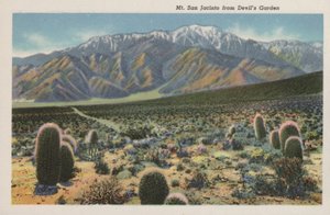 Californië: Mount San Jacinto vanuit Devil