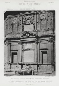 Casino Fontein bij de Villa Di Papa Giulio, Rome, Italië door American Photographer (after)