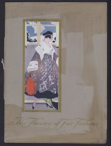 Omslag van The Theater of Fur Fashion, ca. 1914 door American Photographer (after)