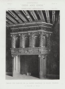 Open haard: Wachtkamer van de Koningin, Chateau De Blois, Frankrijk door American Photographer (after)