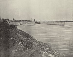 Government Locks bij Keokuk, Iowa door American Photographer (after)