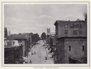 Jamestown, NY: Main Street, kijkend naar het noorden door American Photographer (after)