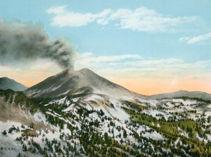 Mount Lassen in Uitbarsting