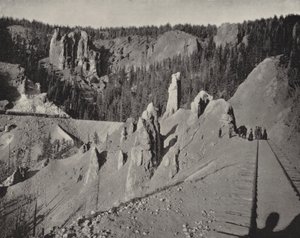 Phantom Curve, Colorado (zwart-wit foto)