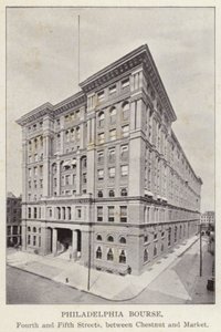 Philadelphia: Philadelphia Bourse, Fourth en Fifth Streets, tussen Chestnut en Market door American Photographer (after)
