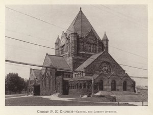 Pittsburgh: Christ P E Church, Central en Liberty Avenues
