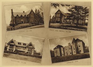 Princeton University: Court Club; Key and Seal Club; Gateway Club; Arbor Inn door American Photographer (after)