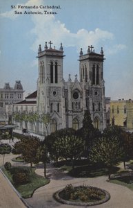 San Fernando Kathedraal in San Antonio, Texas, VS door American Photographer (after)