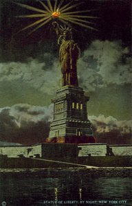 Vrijheidsbeeld, New York City, New York, VS door American Photographer (after)