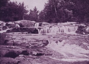 Bovenste Jackson Falls, Wild-Cat River, New Hampshire door American Photographer (after)