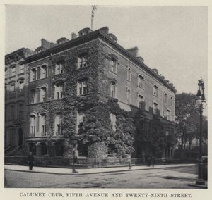 Calumet Club, Fifth Avenue en 29th Street