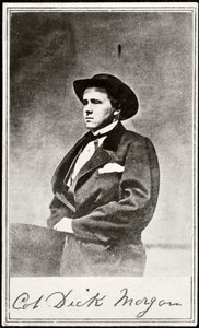 Kolonel Dick Morgan (z/w foto) door American Photographer