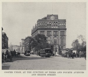 Cooper Union, op de kruising van Third en Fourth Avenues en 8th Street door American Photographer