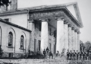 Federale troepen bezetten het landhuis van Robert E. Lee, Arlington House door American Photographer