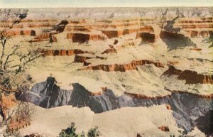 Vanaf Yavapai Point, Grand Canyon National Park (kleurenfoto)