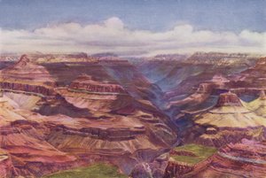Grand Canyon, Arizona, VS (gekleurde foto)