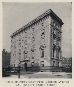 Huis van Stuyvesant Fish, Madison Avenue en Seventy-Eighth Street