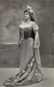 Marcella Sembrich, als Astrifiammante, Koningin van de Nacht, in "De Toverfluit" (z/w foto) door American Photographer