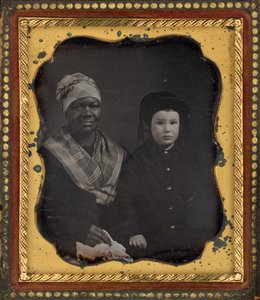 Millie Craig en Frederick H. Healey, ca. 1851 (foto) door American Photographer