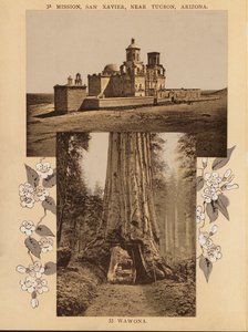 Missie, San Xavier, nabij Tucson, Arizona; Wawona (zwart-wit foto) door American Photographer