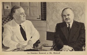 Molotov en Roosevelt door American Photographer