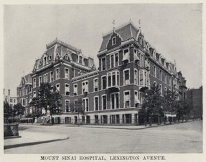 Mount Sinai Hospital, Lexington Avenue door American Photographer