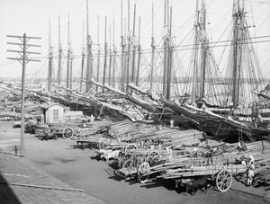 Muelle Tallapiedras, Havana, ca. 1904 door American Photographer