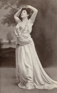 Olive Fremstad, als Venus, in "Tannhauser" (z/w foto) door American Photographer