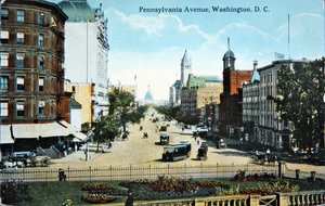 Pennsylvania Avenue, Washington D.C, ca. 1910