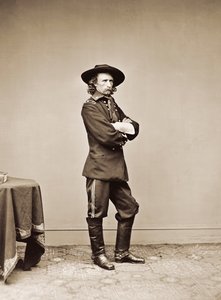 Portret van Generaal George Armstrong Custer door American Photographer